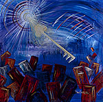 P167 - The Key (enhanced giclee print on canvas 40x40)