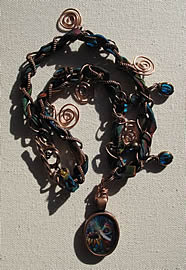 J0009 - Free at Last Ribbon Necklace