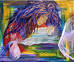 L0001 - She Loved Much (Limited edition 11x14 print matted to 16x20)