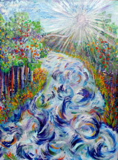 P046 - River of Life (enhanced giclee print on canvas 18x24)