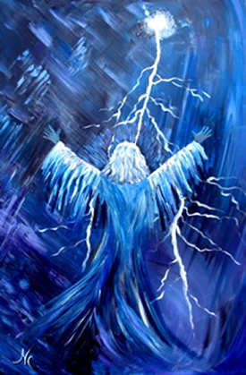 P121 - Revelation (enhanced giclee print on canvas 18x24)