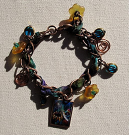 JB0005 - Free at Last Ribbon Rectangle Bracelet