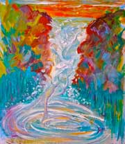 P183 - Stir the Water (Original 24x30)
